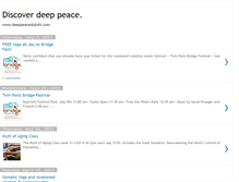 Tablet Screenshot of deeppeaceduluth.blogspot.com