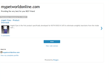 Tablet Screenshot of mypetworldorderonline.blogspot.com