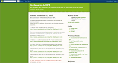 Desktop Screenshot of centenarioipa.blogspot.com