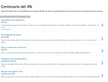 Tablet Screenshot of centenarioipa.blogspot.com