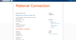 Desktop Screenshot of materialconnection.blogspot.com