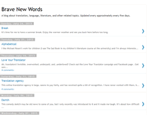 Tablet Screenshot of brave-new-words.blogspot.com