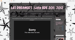 Desktop Screenshot of lesdreamies.blogspot.com