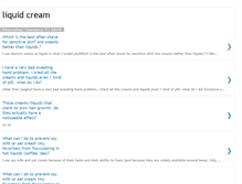 Tablet Screenshot of liquid-cream-j.blogspot.com