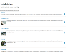 Tablet Screenshot of infoarteixo.blogspot.com