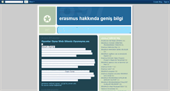 Desktop Screenshot of erasmus-hakkinda.blogspot.com