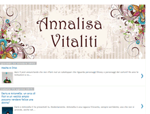 Tablet Screenshot of annalisavitaliti.blogspot.com