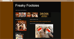 Desktop Screenshot of freakyfootsies.blogspot.com