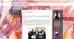 Desktop Screenshot of aboutmissjones.blogspot.com