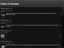 Tablet Screenshot of peaceinpanama.blogspot.com