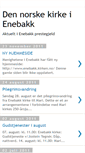 Mobile Screenshot of enebakk-kirken.blogspot.com