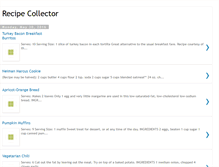 Tablet Screenshot of collectingrecipes.blogspot.com