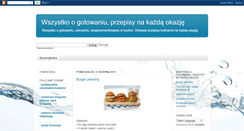 Desktop Screenshot of gotujsmacznieizdrowo.blogspot.com