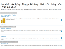 Tablet Screenshot of hoachatxaydung.blogspot.com