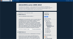 Desktop Screenshot of ajlnhhcccurso2009-2010.blogspot.com