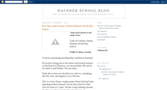 Desktop Screenshot of hausnerschool.blogspot.com