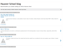 Tablet Screenshot of hausnerschool.blogspot.com