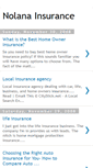 Mobile Screenshot of nolanainsurance.blogspot.com