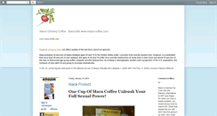 Desktop Screenshot of macamagiccoffee.blogspot.com