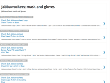 Tablet Screenshot of jabbawockeez-mask-and-gloves.blogspot.com