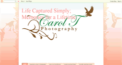 Desktop Screenshot of caroltphotography.blogspot.com