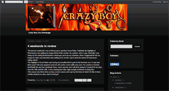 Desktop Screenshot of crazyboycoy.blogspot.com