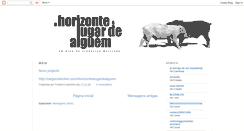 Desktop Screenshot of ohorizonteelugardealguem.blogspot.com