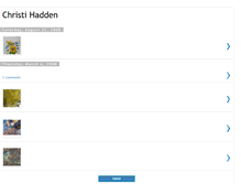 Tablet Screenshot of christihadden.blogspot.com