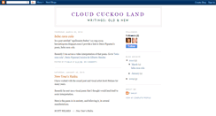 Desktop Screenshot of cloudcuckoo-land.blogspot.com