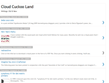 Tablet Screenshot of cloudcuckoo-land.blogspot.com