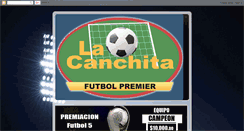 Desktop Screenshot of lacanchitafutbol.blogspot.com