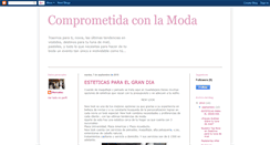 Desktop Screenshot of comprometidaconlamoda.blogspot.com