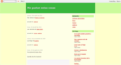 Desktop Screenshot of megustanestascosas.blogspot.com