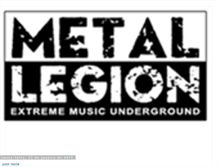 Tablet Screenshot of metallegion.blogspot.com