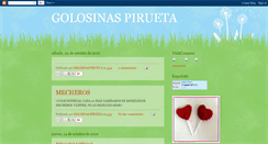 Desktop Screenshot of golosinaspirueta.blogspot.com