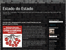 Tablet Screenshot of estadodoestado.blogspot.com