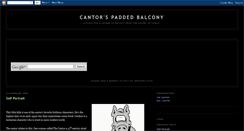 Desktop Screenshot of cantorspaddedbalcony.blogspot.com