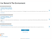 Tablet Screenshot of carrentaltheenvironment.blogspot.com