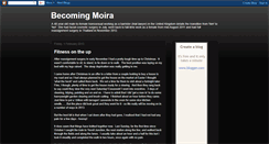 Desktop Screenshot of becomingmoira.blogspot.com