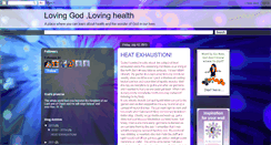 Desktop Screenshot of godlovinghealthnut.blogspot.com