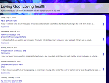 Tablet Screenshot of godlovinghealthnut.blogspot.com