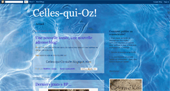 Desktop Screenshot of celles-qui-oz.blogspot.com