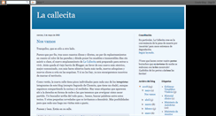 Desktop Screenshot of lacallecita.blogspot.com