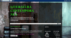 Desktop Screenshot of literacontempodany.blogspot.com