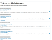 Tablet Screenshot of chefsbloggen.blogspot.com