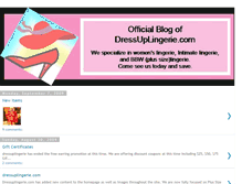 Tablet Screenshot of dressuplingerie.blogspot.com