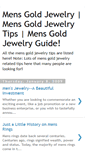 Mobile Screenshot of mens-goldjewelry.blogspot.com