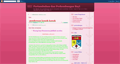 Desktop Screenshot of perkembanganbayi.blogspot.com