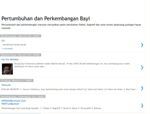 Tablet Screenshot of perkembanganbayi.blogspot.com