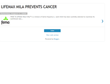 Tablet Screenshot of fightcancerwithlifemax.blogspot.com